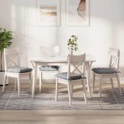 vidaXL Sittkuddar 4 pcs Moln Grå 40 x 40 x 6 cm tyg