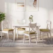 vidaXL Sittkuddar 4 pcs Grågrön 40 x 40 x 6 cm Kordread tyg