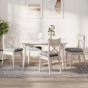 vidaXL Sittkuddar 4 pcs Ljusgrå 40 x 40 cm Mikrofiber Tyg