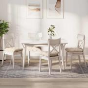 vidaXL Sittkuddar 4 pcs Beige 45 x 45 cm Mikrofiber Tyg