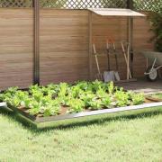 vidaXL Snigelfence 16 pcs Silver 100 x 3,5 x 25 cm Galvaniserat Stål