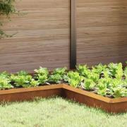 vidaXL Snigelfence Rostig 10 x 10 x 25 cm Väderbeständig stål