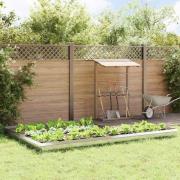 vidaXL Snigelstaket 16 pcs Silver Rostfritt stål