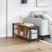 vidaXL Hyllsystem Gammalt trä 102 x 32 x 40,5 cm Konstruerat trä