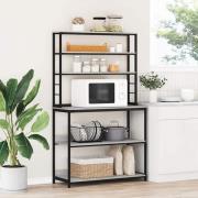 vidaXL Köks hylla Grå Sonoma 100 x 40 x 168 cm Konstruerat trä