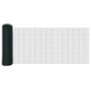 vidaXL Hexagonstängsel Grön 0,5 x 10 m PVC