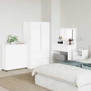 vidaXL Förvaringsskåp Vit 80 x 31 x 81 cm Konstruerat trä