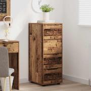 vidaXL Förvaringsskåp Gammalt trä 40 x 48 x 105 cm Konstruerat trä