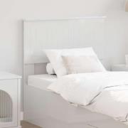 vidaXL Huvudgavel med huvudgavel Glansig Vit 80 cm Konstruerat trä