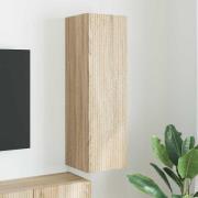 vidaXL TV Vägghylla Sonoma 30 x 31 x 100 cm Konstruerat trä