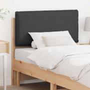 vidaXL Klädd sänggavel Naturlig och Mörk Grå 75 cm Massiv furu