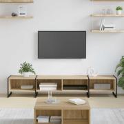 vidaXL TV-skåp Sonoma 170.5 x 36 x 30.5 cm Konstruerat trä