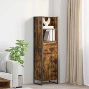 vidaXL Bokskåp med låda Rökek 43 x 36 x 150.5 cm Konstruerat trä