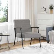 vidaXL fåtölj Taupe 59 x 75 x 78 cm tyg