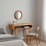 vidaXL Smyckebord med lagring Brun 90 x 76 x 45 cm Massivt mangoträ