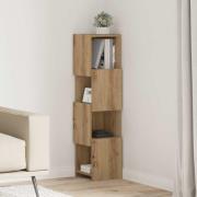 vidaXL Hörnskåp Artisan Ek 25,5x25x102cm Konstruerat trä
