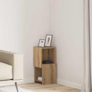 vidaXL Hörnskåp Artisan Ek 25,5x25x55cm Konstruerat trä