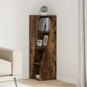 vidaXL Hörnskåp Rökt ek 32x32x102cm Konstruerat trä