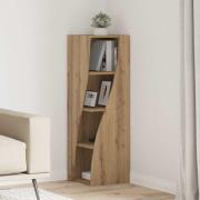 vidaXL Hörnskåp Vit 32x32x102cm Konstruerat trä