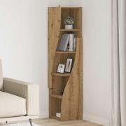 vidaXL Hörnskåp Vit 32x32x140cm Konstruerat trä