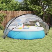 vidaXL Poolkupol Transparent 336 x 322 x 160 cm PVC