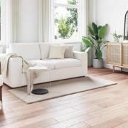 vidaXL Fusk-kaninpälsmatta Olite Beige 80 x 200 cm Polyester