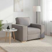 vidaXL Soffa taupe 60 cm tyg