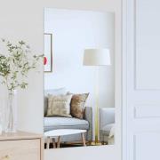 vidaXL Väggspegel Rektangulär 100 x 60 cm härdat glas