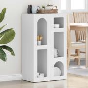 vidaXL Sideboard Vit 59 x 35 x 100,5 cm Konstruerat trä