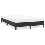 vidaXL Sängram utan madrass svart 120x220 cm sammet