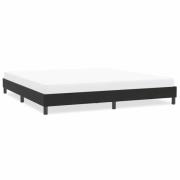 vidaXL Sängram utan madrass svart 200x220 cm sammet