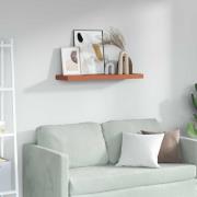 vidaXL Vägg hylla Väggmonterad Röd 80 x 23,5 x 4 cm Konstruerat trä