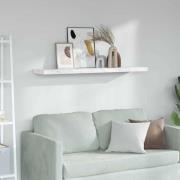 vidaXL Vägg hylla Vit marmor 120 x 23,5 x 4 cm Konstruerat trä