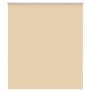 vidaXL Rullgardin mörkläggningsbar beige 125x130 cm tyg bredd 121,6 cm