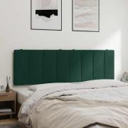 vidaXL Headboard Cushion "Hanko" Dark Green 160 cm Velvet