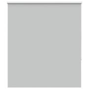 vidaXL Rullgardin mörkläggning ljusgrå 135x130 cm tyg bredd 131,6 cm