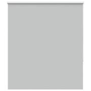 vidaXL Rullgardin mörkläggning ljusgrå 140x130 cm tyg bredd 136,6 cm