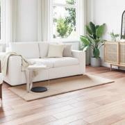 vidaXL Fusk-kaninpälsmatta Olite Taupe 100 x 200 cm Polyester