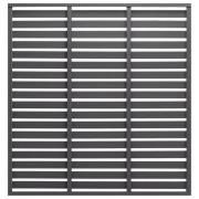 vidaXL Staketpanel WPC 180x180 cm grå