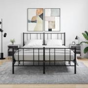 vidaXL Sängbord 2 st grå sonoma 40x30x50 cm konstruerat trä