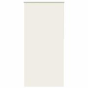 vidaXL Rullgardin mörkläggning naturvit 110x210 cm tygbredd 105,7 cm