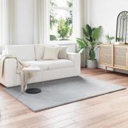 vidaXL Halkfri imitationskaninpälsmatta Olite Grå 160 x 230 cm