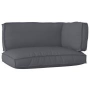 vidaXL Pallkuddset 3 pcs Antracit Oxford Tyg