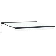 vidaXL Markis Vit 400 x 300 x 165 cm Polyester och aluminium