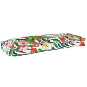 vidaXL Kudde Blommor Flerfärgsdesign 100 x 40 x 8 cm Oxford Tyg