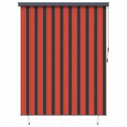vidaXL Rullgardin Orange och Brunt 200 x 250 cm Tyg och Aluminium
