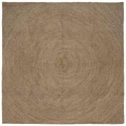 vidaXL Matta Grå 240 x 240 cm Jute