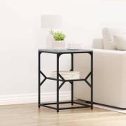 vidaXL Sidobord Grå Sonoma 41 x 40 x 60 cm Konstruerat trä och stål