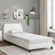 vidaXL Bed Frame "Dover" White 80x200 cm Faux Leather