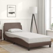 vidaXL Bed Frame "Dover" Brown 80x200 cm Faux Leather